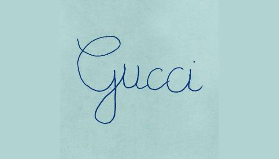 Gucci luxury brand logo