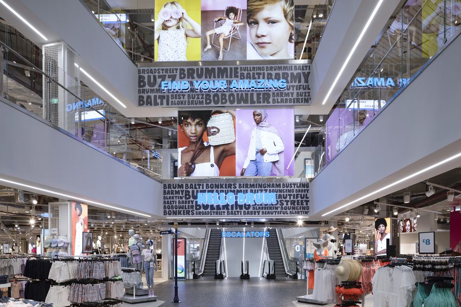 Primark Birmingham atrium