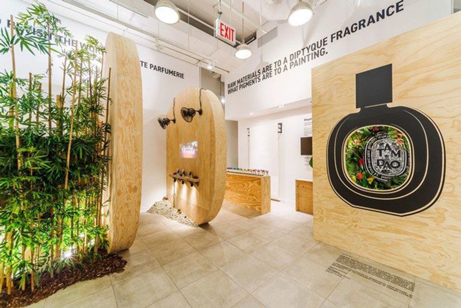 Fragrance - Diptique's pop-up provided lots of social-media friendly moments