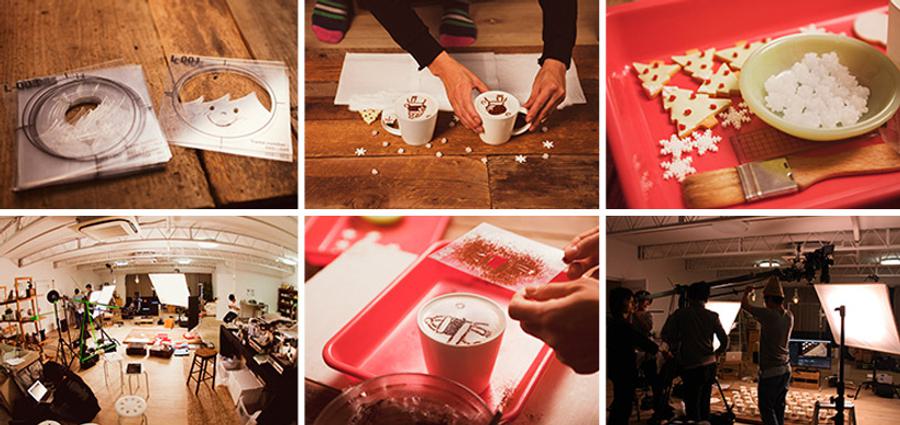 Japanese coffee brand animates stop motion story 1000 lattes designboom 07