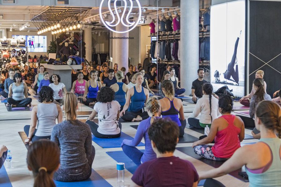 yoga session
