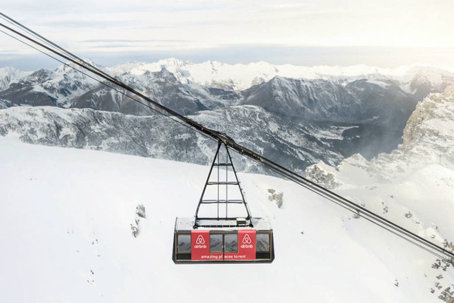 Stay in airbnbs cable car 9000ft above the french alps 1