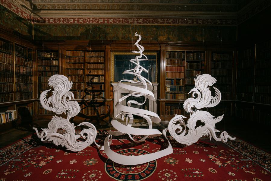 Long live christmas tree exhibition harewood house dezeen 2364 col 0